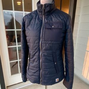 Awesome Carhartt Amoret Blue Puffer Jacket